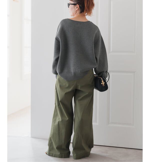 Spick and Span「《WEB限定 / 追加予約》メタルボタンヘンリーネックニット」|ニット・セーター|