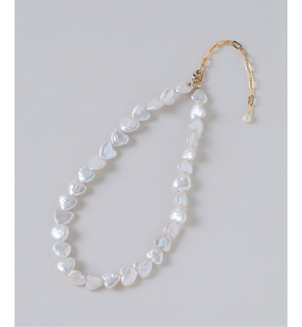 NOBLE「MIHOKO SAKAI/ミホコサカイ ハートパールネックレス」|ネックレス|