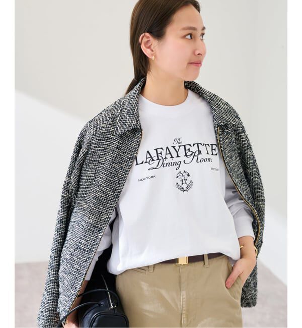 FRAMeWORK「GIFT SHOP 別注LOGO PRINT LONG SLEEVES」|Tシャツ・カットソー|