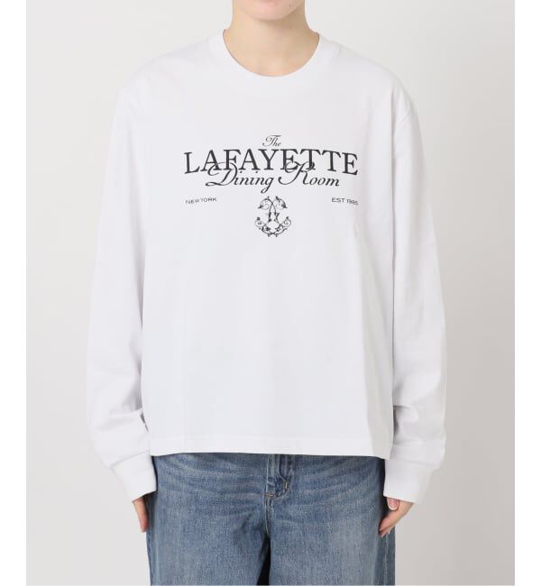 FRAMeWORK「GIFT SHOP 別注LOGO PRINT LONG SLEEVES」|Tシャツ・カットソー|