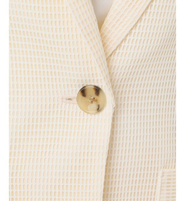 NOBLE「エアリーメッシュロングジャケット」|テーラードジャケット|