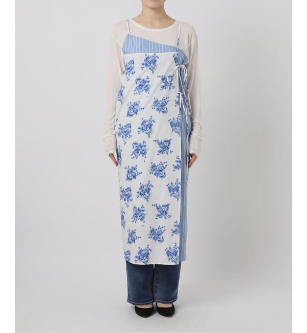 Glyph「《一部店舗+WEB限定》Glyph Flower Print x Stripe Skirt」|スカート|