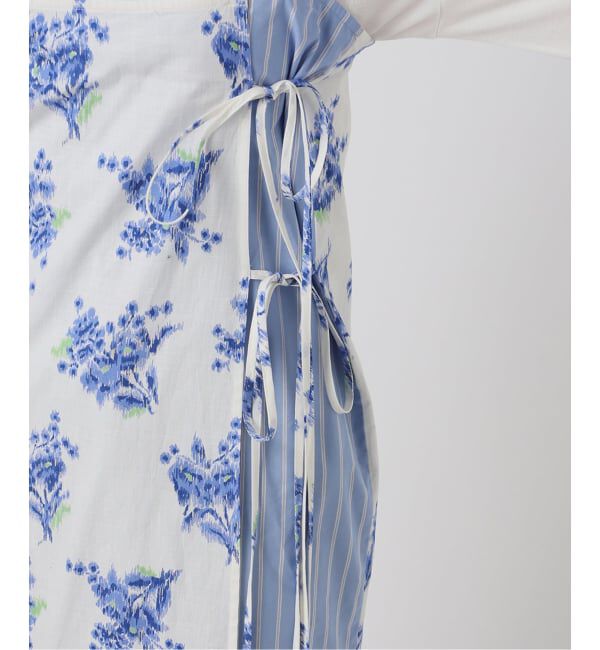 Glyph「《一部店舗+WEB限定》Glyph Flower Print x Stripe Skirt」|スカート|