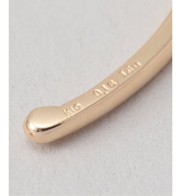 Lilas by Spick&Span「オーバルダイヤイヤーカフ K10（片耳）」|イヤーカフ|