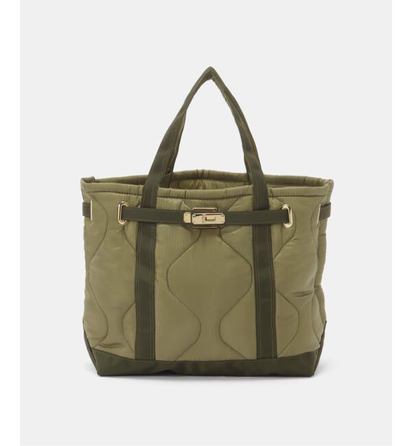 Spick and Span「《一部店舗+WEB限定》SITA PARANTICA/シータパランティカ キルティングナイロントート」|トートバッグ|カーキ