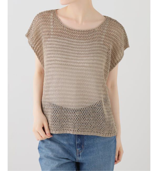  「FLEK/フレック メッシュベスト」|ベスト・ジレ|ベージュ