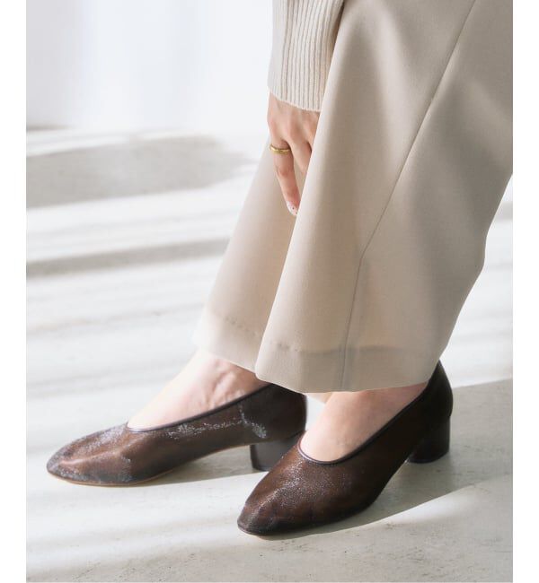  「3.5cmラウンドシアーパンプス」|パンプス|