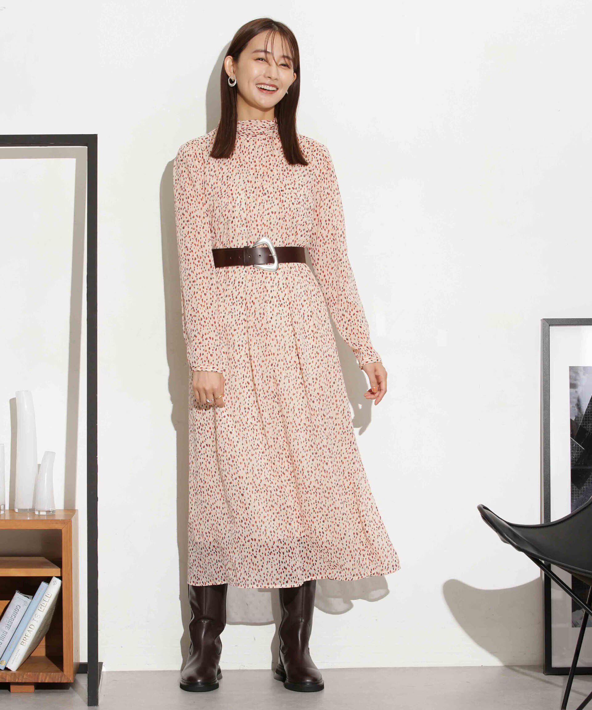 nano･universe「フィルムドットシフォンタックワンピース」|ワンピース|