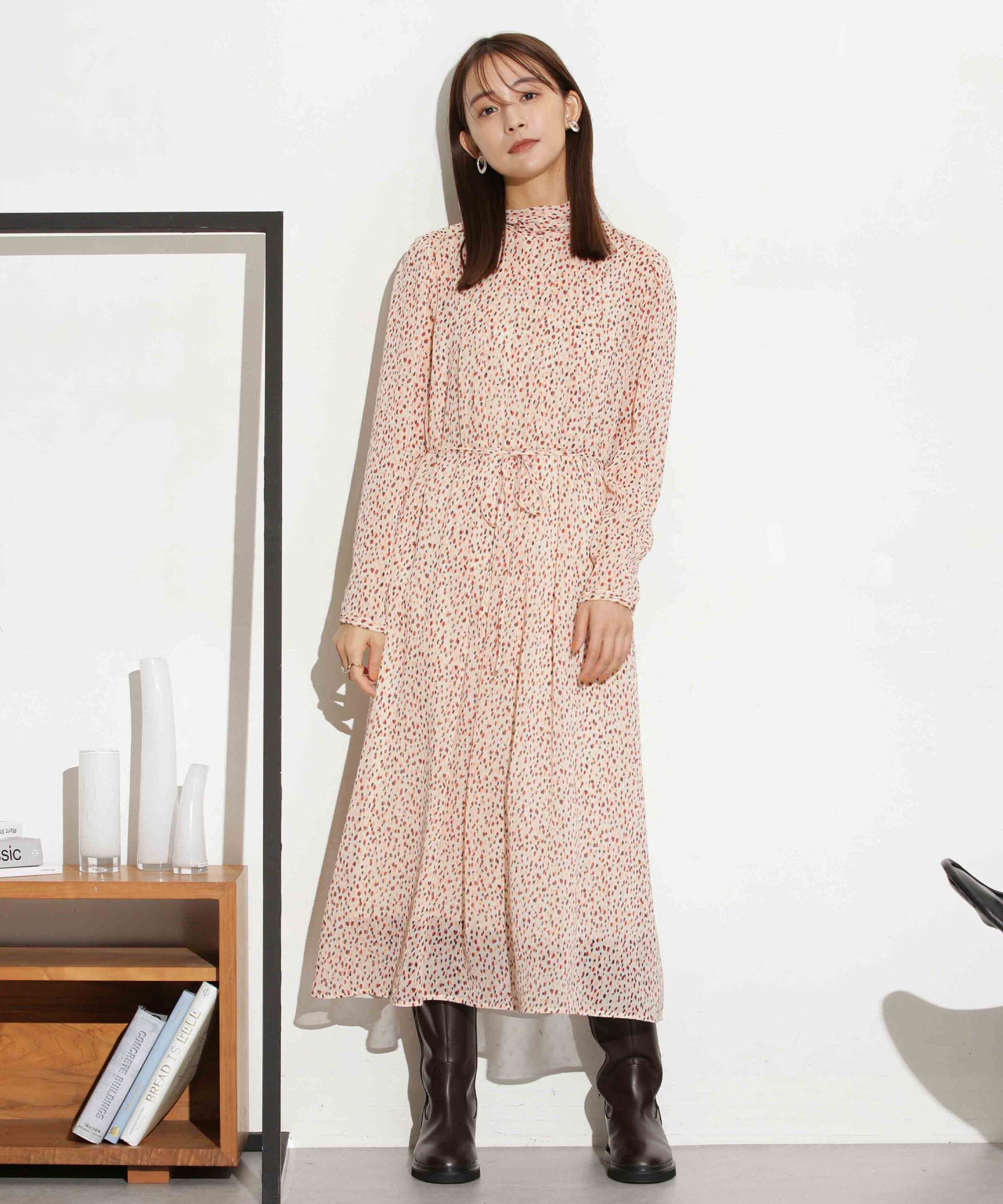 nano･universe「フィルムドットシフォンタックワンピース」|ワンピース|