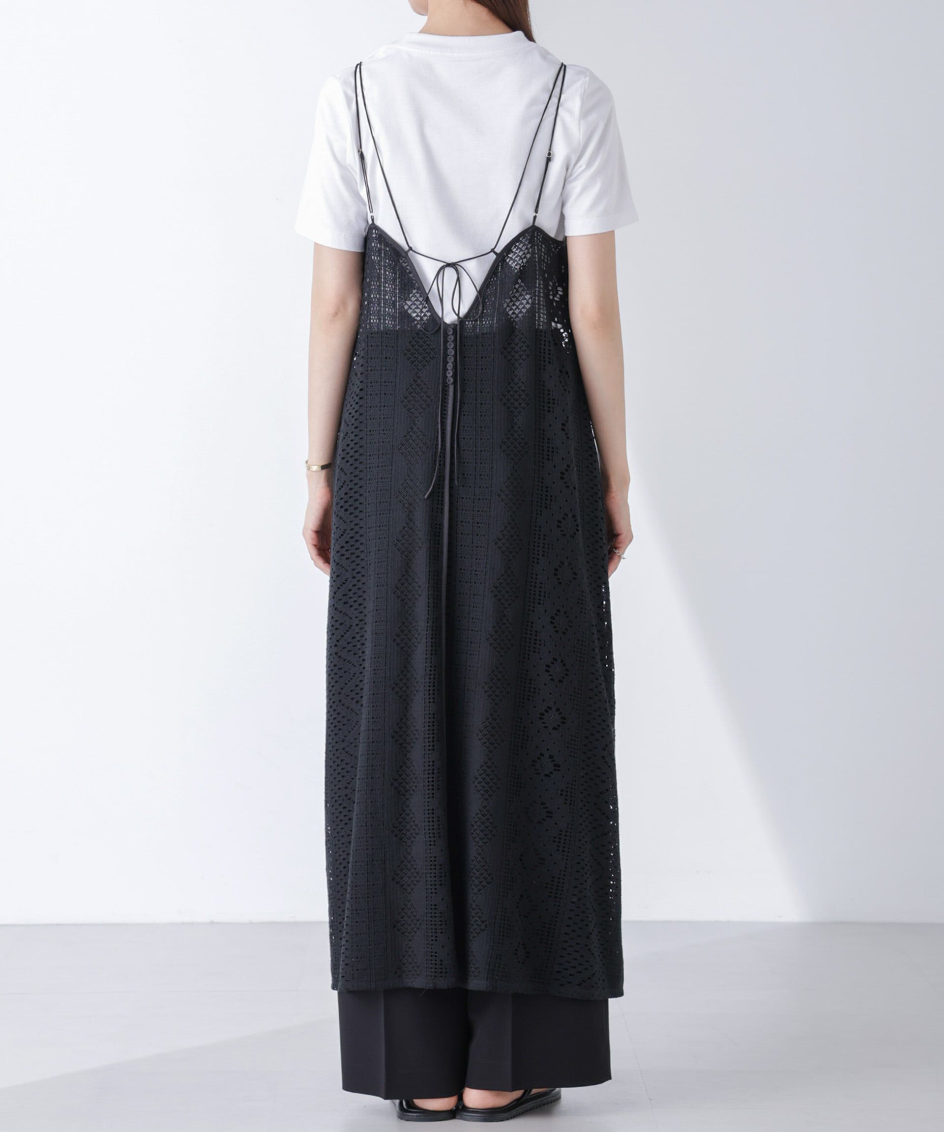 nano･universe「総レースキャミソールワンピース」|ワンピース|