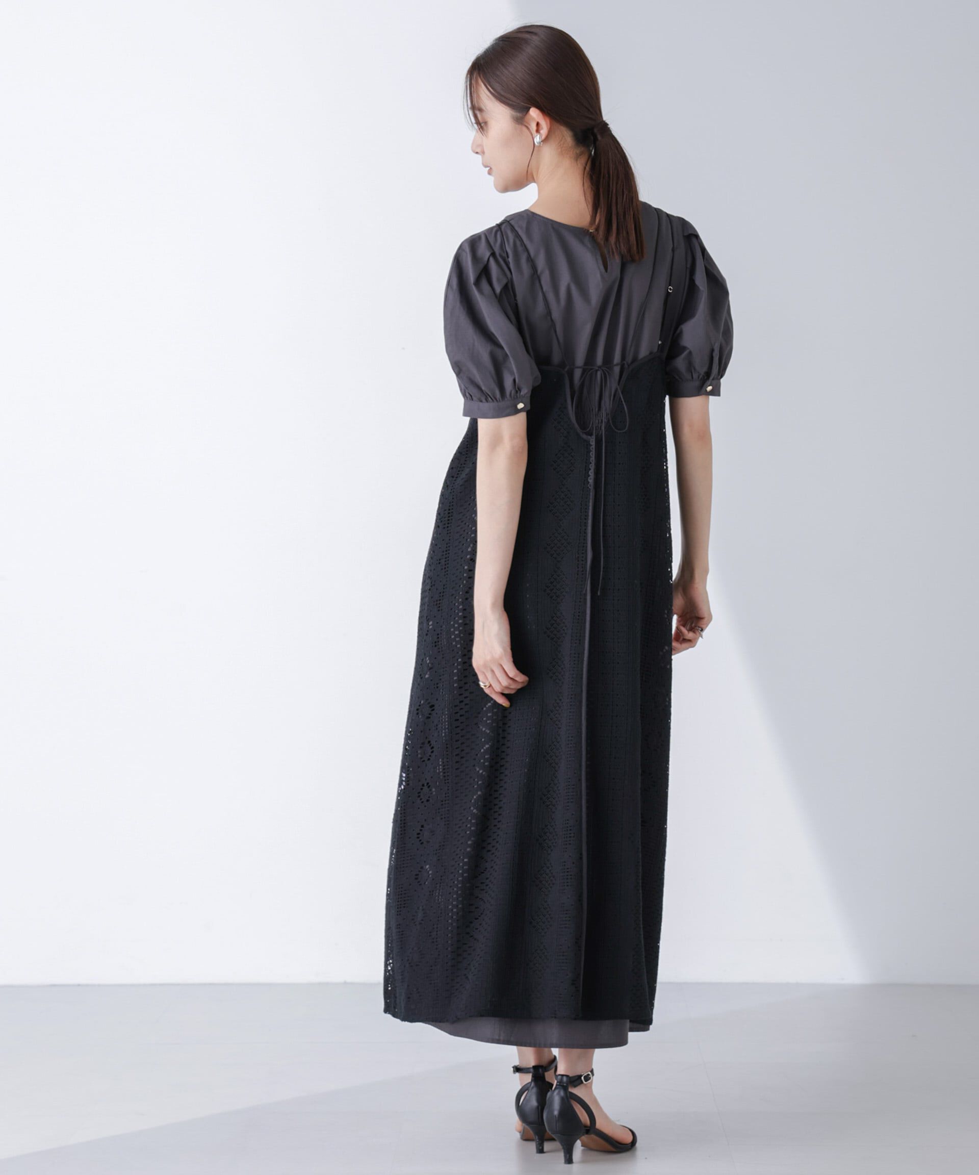 nano･universe「総レースキャミソールワンピース」|ワンピース|