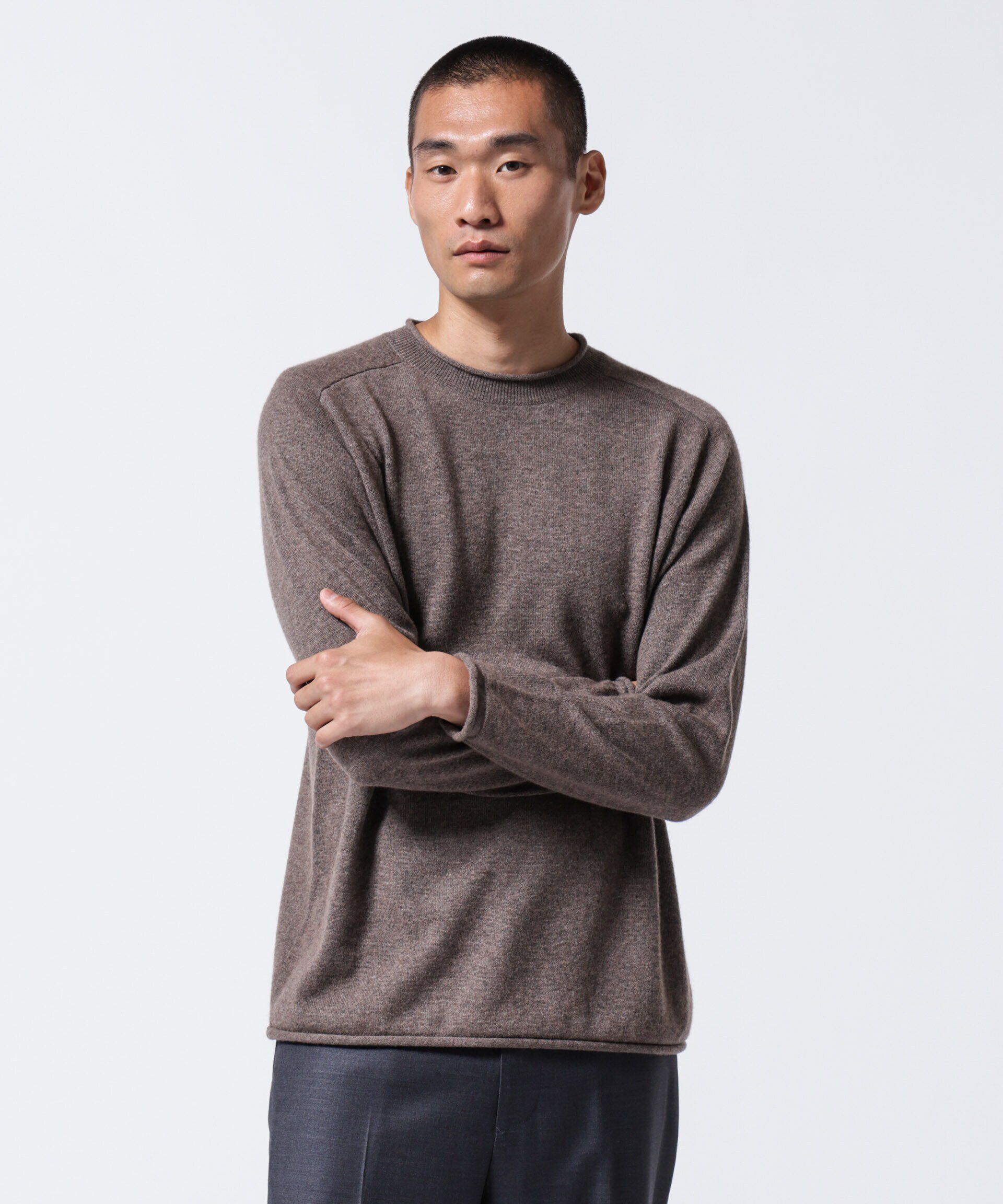 nano･universe「「ASSEMBLANC」カシミヤブレンドリラックスセーター」|ニット・セーター|