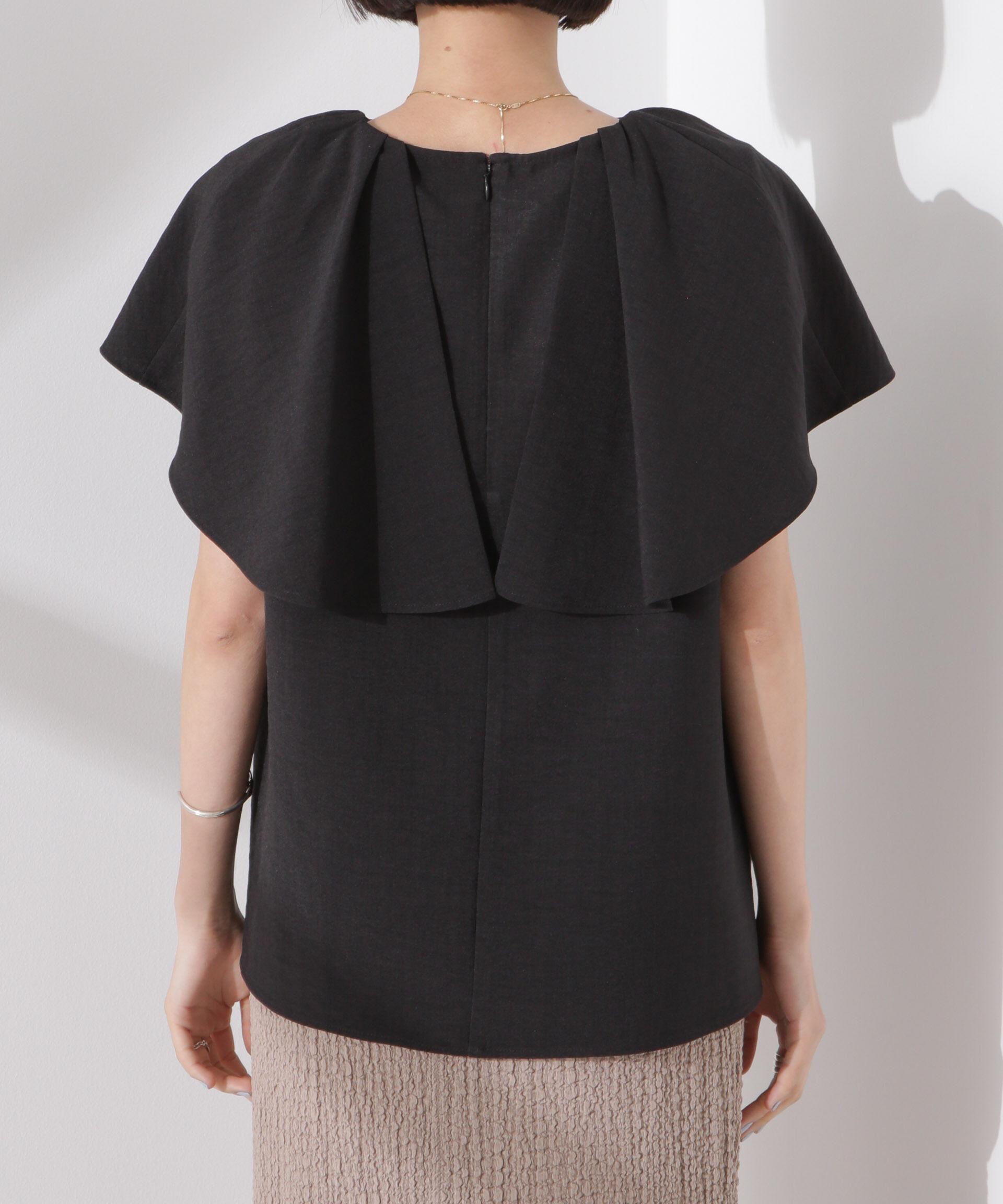 nano･universe「フレアスリーブデザインブラウス」|シャツ・ブラウス|