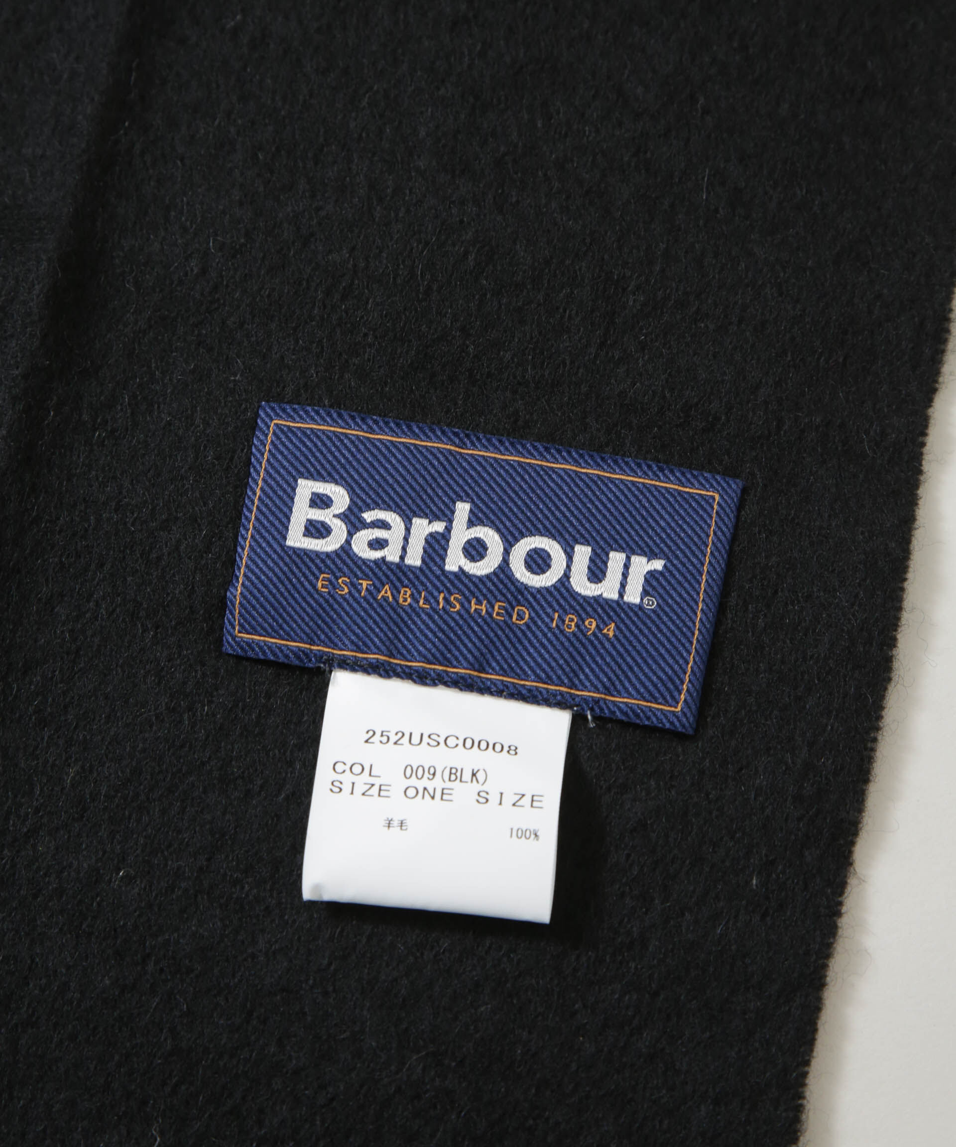 nano･universe「Barbour/BARBOUR PLAIN LAMBSWOOL SCARF」|マフラー|