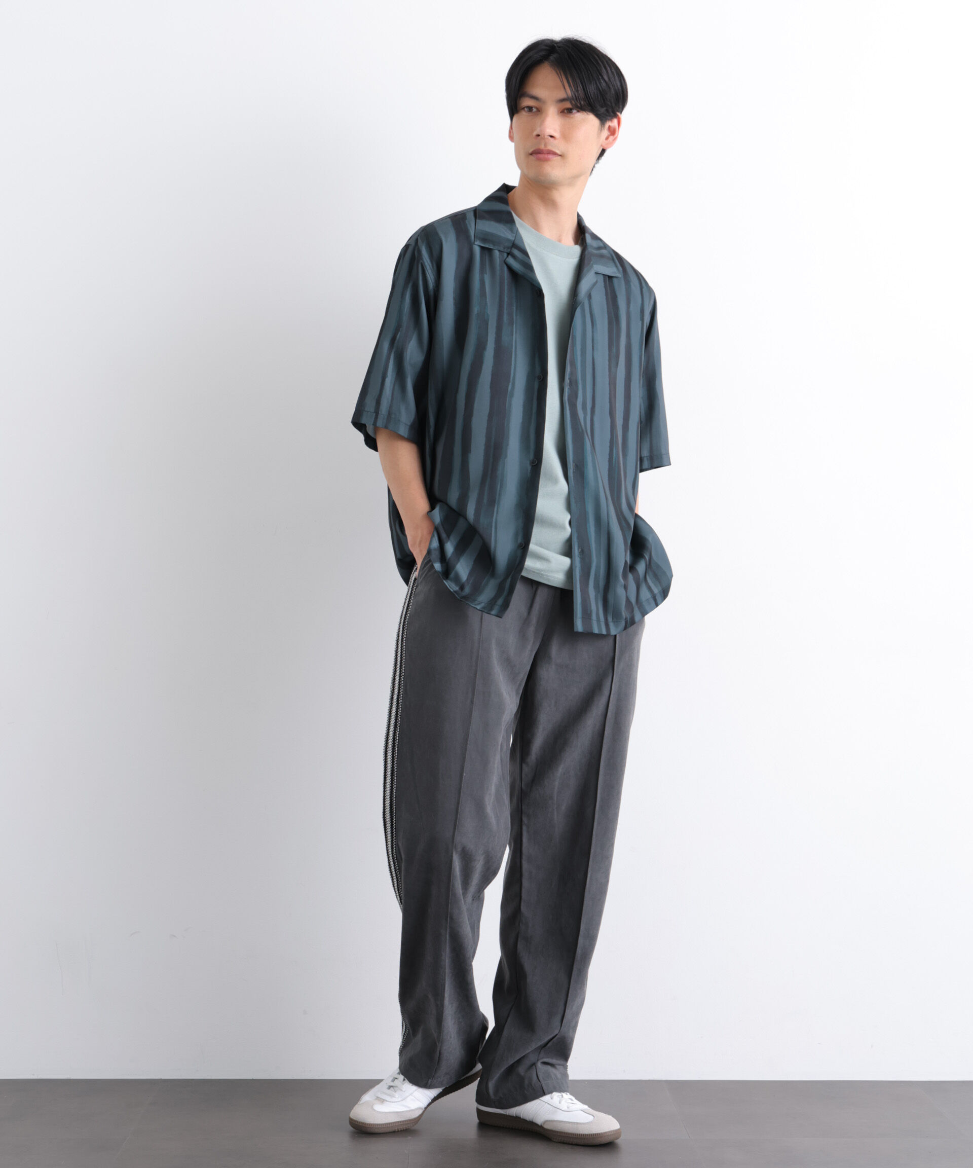 nano･universe「NORMANBROS/NORMANBROS別注 トラックパンツ」|チノ|