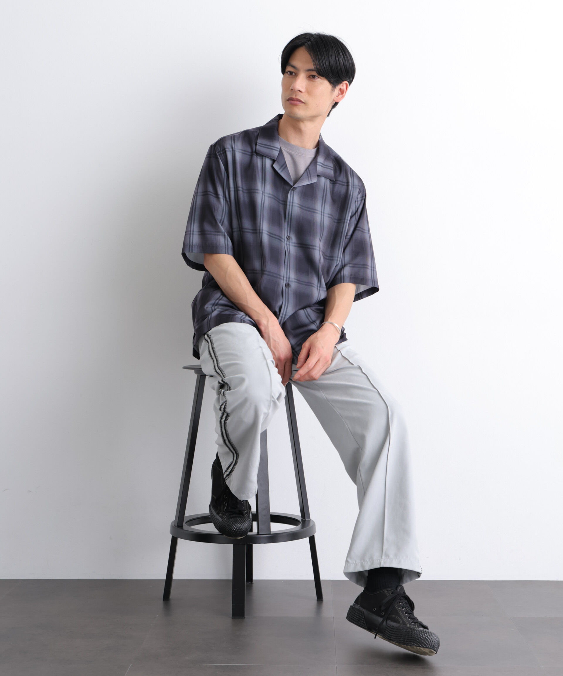 nano･universe「NORMANBROS/NORMANBROS別注 トラックパンツ」|チノ|