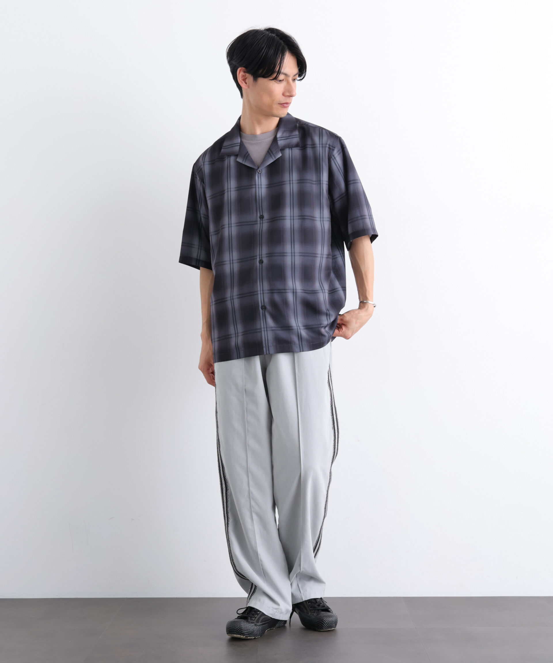 nano･universe「NORMANBROS/NORMANBROS別注 トラックパンツ」|チノ|