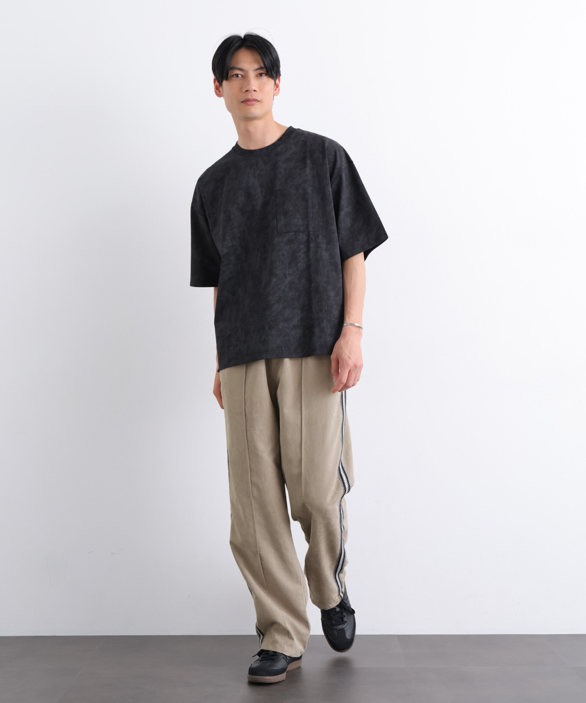 nano･universe「NORMANBROS/NORMANBROS別注 トラックパンツ」|チノ|