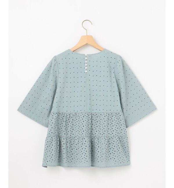 組曲「【新色追加】エンブロイダリーレースフリル ブラウス」|シャツ・ブラウス|