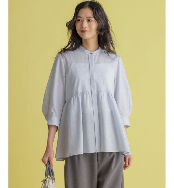 組曲「ニューリヨセルシャーティングペプラム ブラウス」|シャツ・ブラウス|