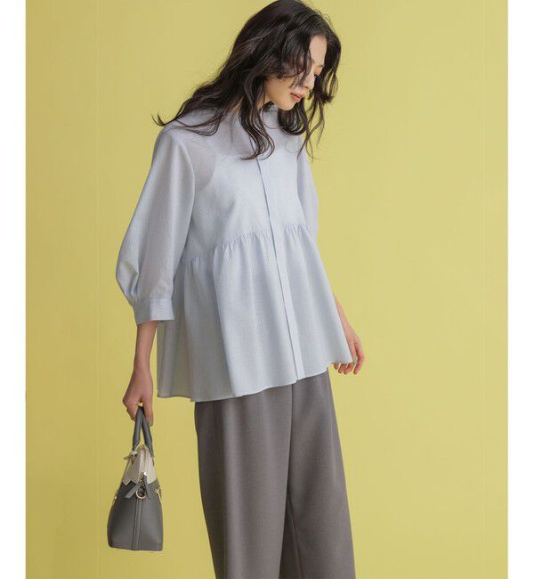 組曲「ニューリヨセルシャーティングペプラム ブラウス」|シャツ・ブラウス|