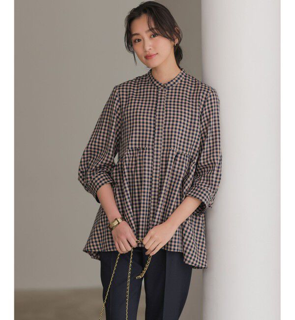 組曲「ニューリヨセルシャーティングペプラム ブラウス」|シャツ・ブラウス|