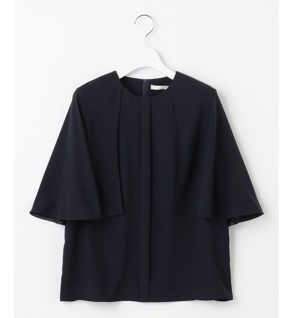 自由区「【洗える】バックサテンジョーゼット  ブラウス」|シャツ・ブラウス|