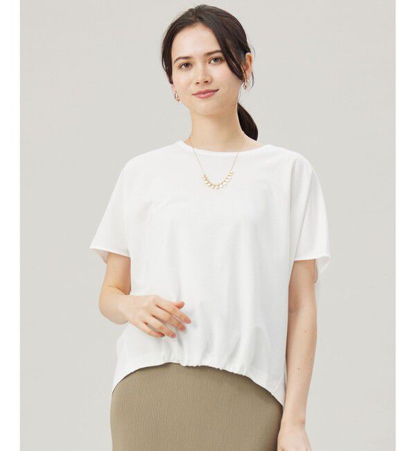 自由区「【接触冷感・UVカット・吸水速乾・抗菌防臭・洗える】ハイカウントフォルム Tシャツ」|Tシャツ・カットソー|オフ