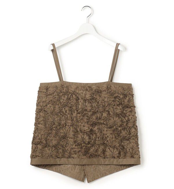 23区「リボンエンブロイダリー キャミソール」|キャミソール|