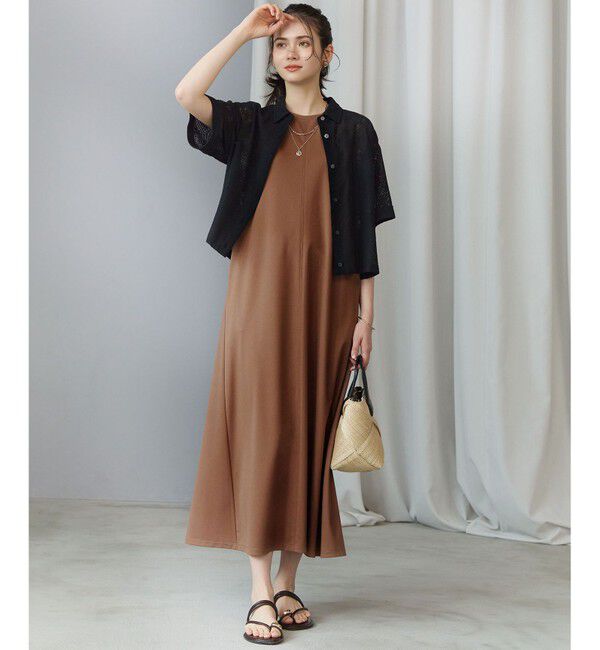 23区「【SLOW/一部店舗限定】モチーフレース 半袖 シャツ」|シャツ・ブラウス|