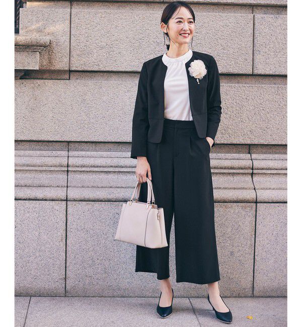 ANY SIS「【セットアップ可】セレモニーダブルクロス ワイドパンツ」|その他|