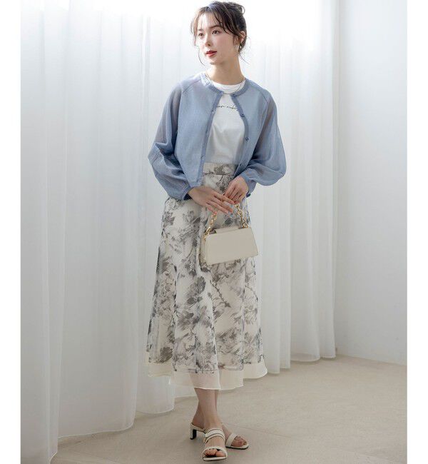 ANY SIS「【洗える】ノースリーブロゴ Tシャツ」|Tシャツ・カットソー|