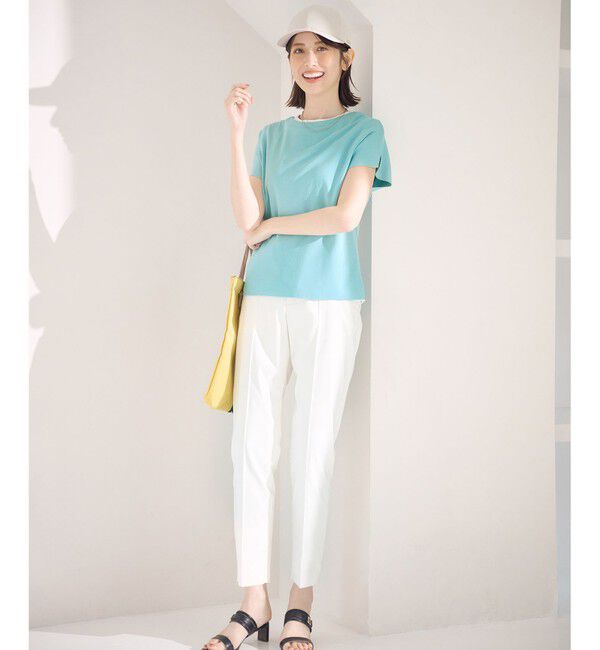 ANY SIS「【洗える】ノースリーブロゴ Tシャツ」|Tシャツ・カットソー|