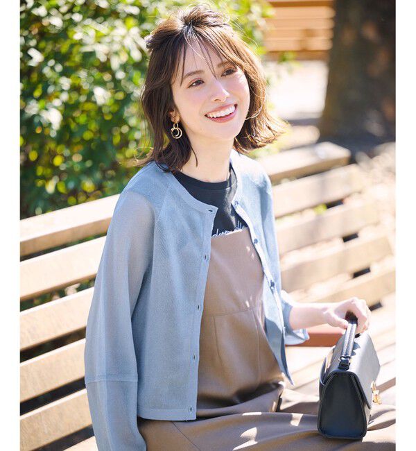 ANY SIS「【洗える】ノースリーブロゴ Tシャツ」|Tシャツ・カットソー|