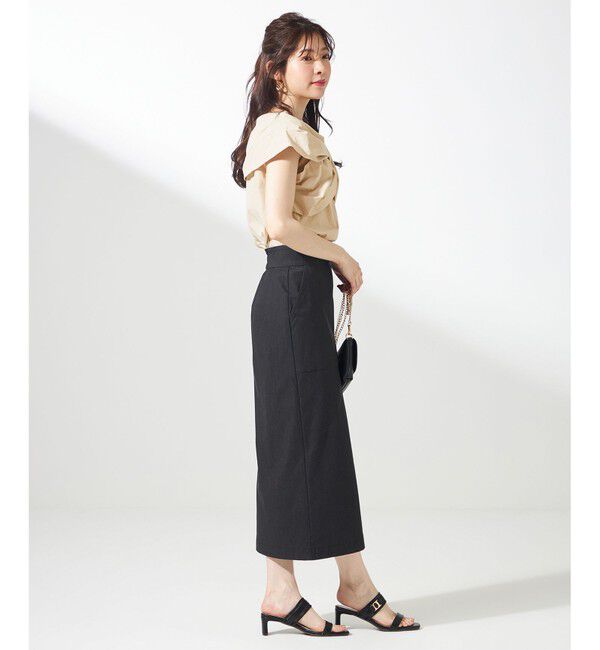 any SiS「【洗える】ツイストフロント ブラウス」|シャツ・ブラウス|