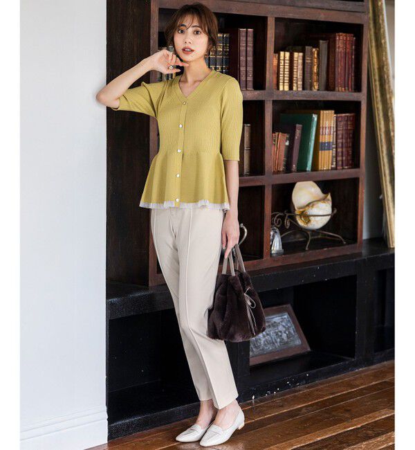 ANY SIS「ビューティサーモ2WAYストレッチ テーパードパンツ」|その他|