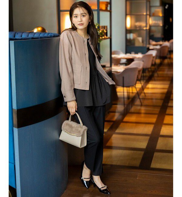 ANY SIS「ビューティサーモ2WAYストレッチ テーパードパンツ」|その他|