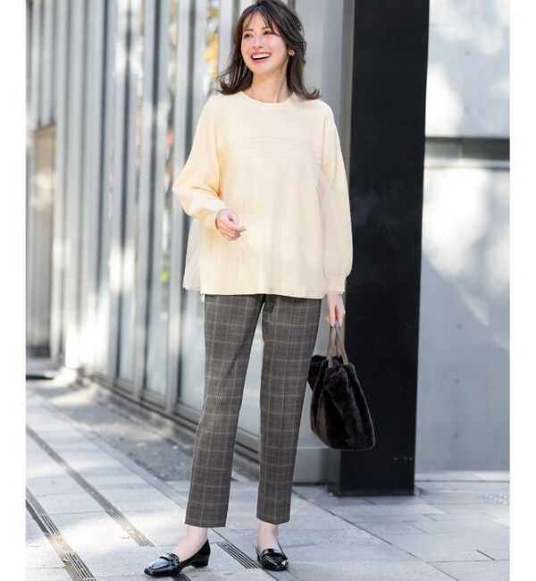 ANY SIS「ビューティサーモ2WAYストレッチ テーパードパンツ」|その他|