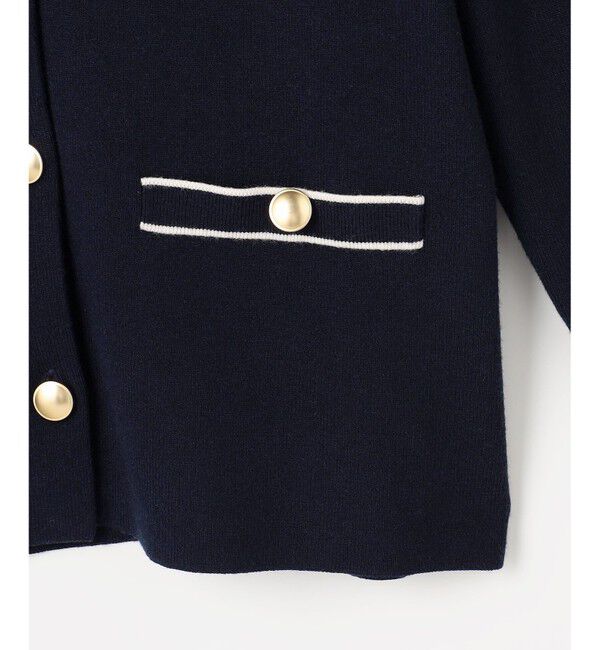 ANY SIS「CICA加工 ニット ジャケット」|カーディガン|