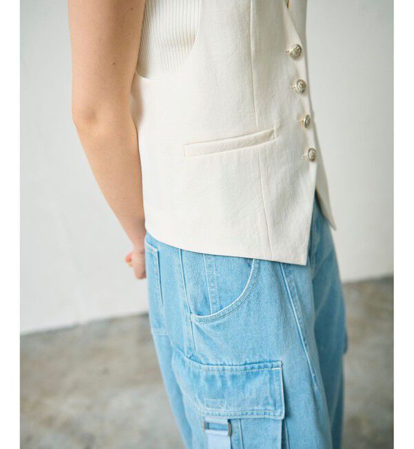 Grace Class「リネン混ツイルジレ」|ベスト・ジレ|