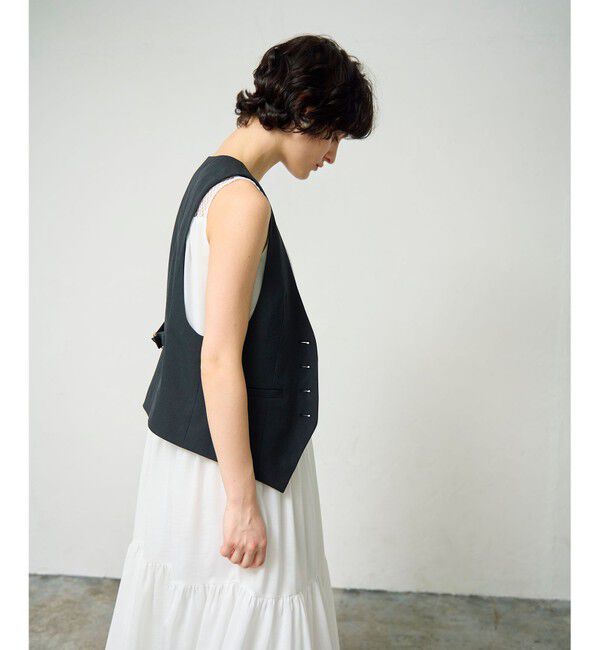 Grace Class「リネン混ツイルジレ」|ベスト・ジレ|