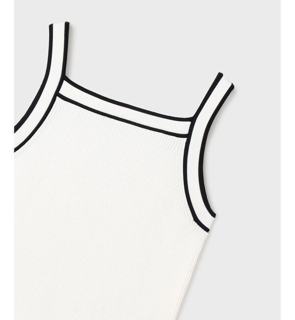 GRACE CONTINENTAL「バイカラーリブニットトップ」|その他|