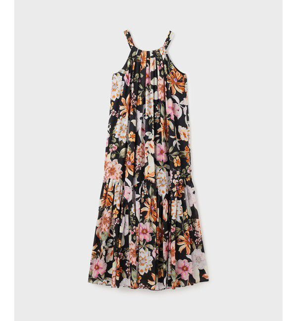 GRACE CONTINENTAL「フラワープリントキャミドレス」|ワンピース|