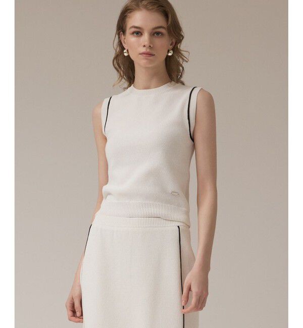 Diagram「カノコニットトップ」|その他|ホワイト