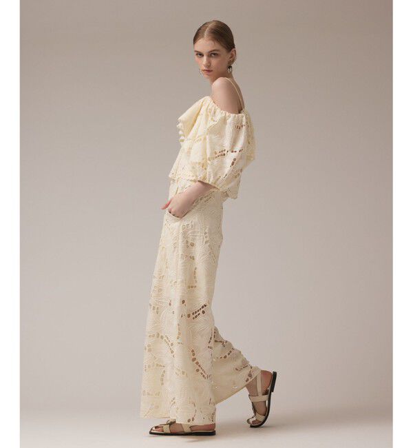 GRACE CONTINENTAL「カットワークオフショルトップ」|その他|