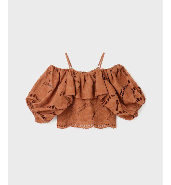 GRACE CONTINENTAL「カットワークオフショルトップ」|その他|