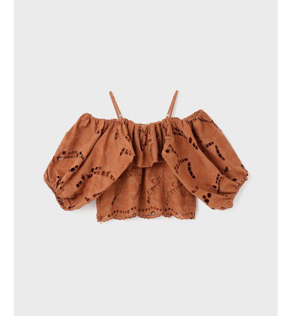 GRACE CONTINENTAL「カットワークオフショルトップ」|その他|