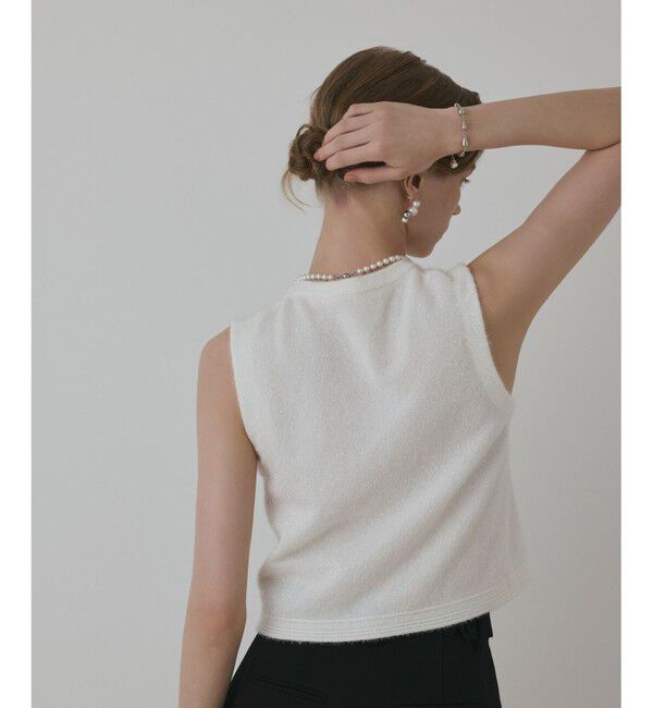 GRACE CONTINENTAL「ラメフェザ－ニットトップ」|その他|