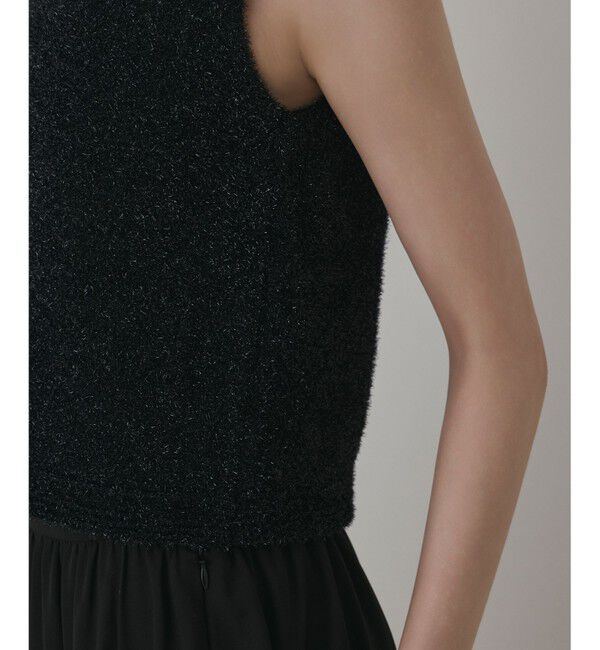 GRACE CONTINENTAL「ラメフェザ－ニットトップ」|その他|