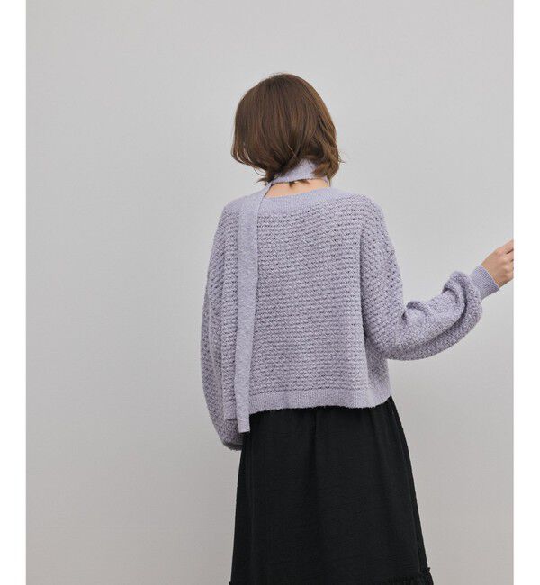 GRACE CONTINENTAL「メッシュオーバーニットトップ」|ニット・セーター|